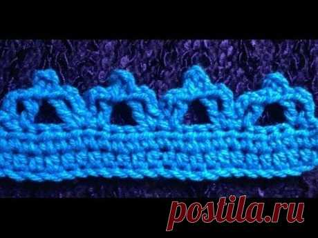 How to Crochet the Edge / Border Stitch P #11 by ThePatterfamily