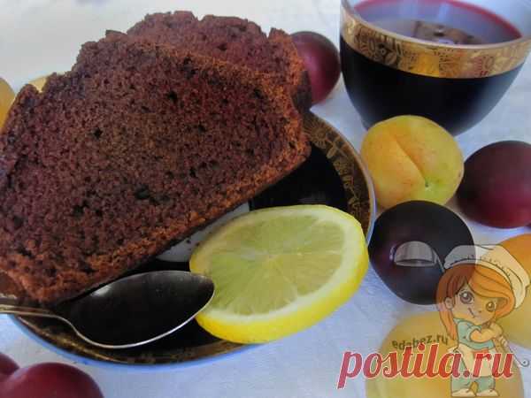 Постный шоколадный кекс без яиц и молочки: пошаговый рецепт с фото