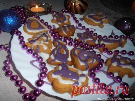 Рождественское имбирное печенье.