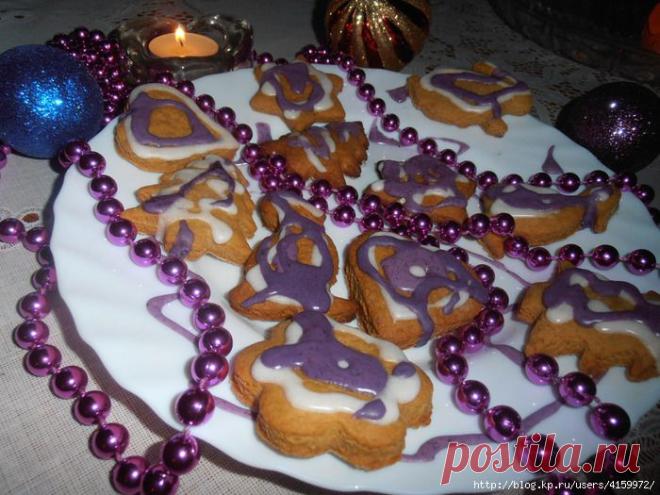 Рождественское имбирное печенье.