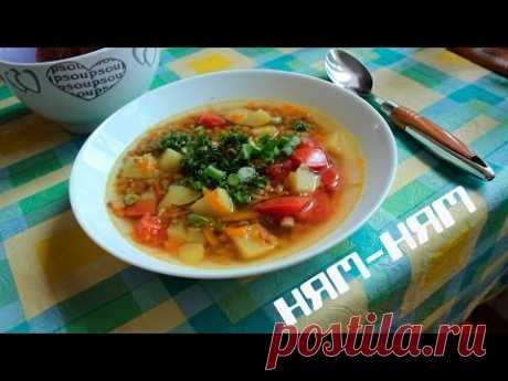 Мой любимый супчик (Чечевичный суп с картошкой и цветной капустой) Сытый веган