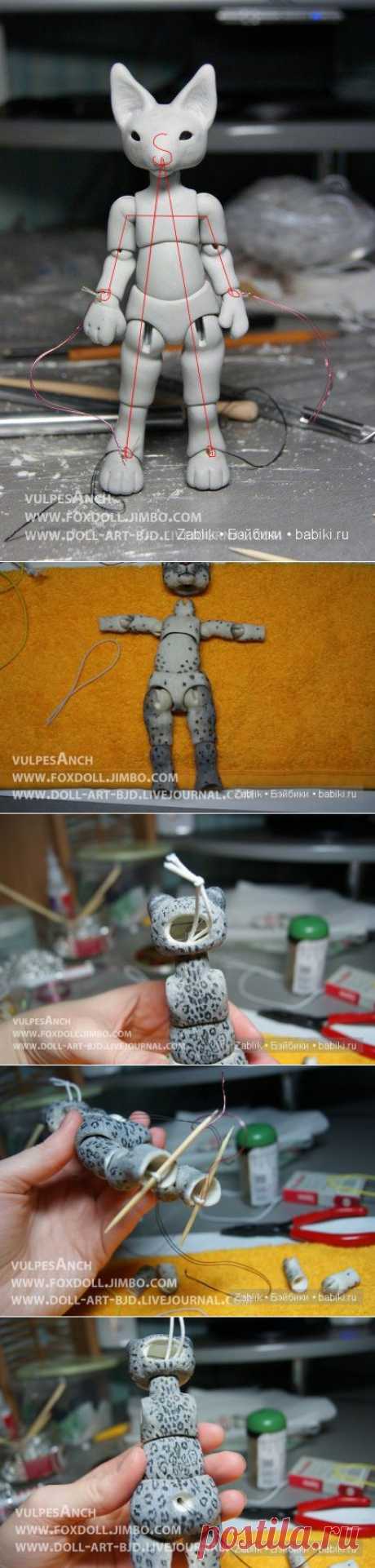 Отмеряем резинку для перетяжки куклы BJD / BJD - шарнирные куклы БЖД / Бэйбики. Куклы фото. Одежда для кукол