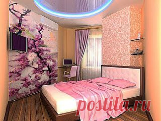 И ДЕКОР ПОТОЛКА: НАТЯЖНЫЕ ПОТОЛКИ ДЛЯ СПАЛЬНИ (ФОТО)
