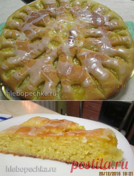 Кухен «Мандариновые облака» в пиццепечке Princess - рецепт с фото на Хлебопечка.ру