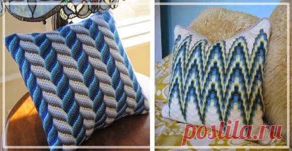 Вышивка барджелло. Необыкновенные факельные узоры | Уют и тепло моего дома