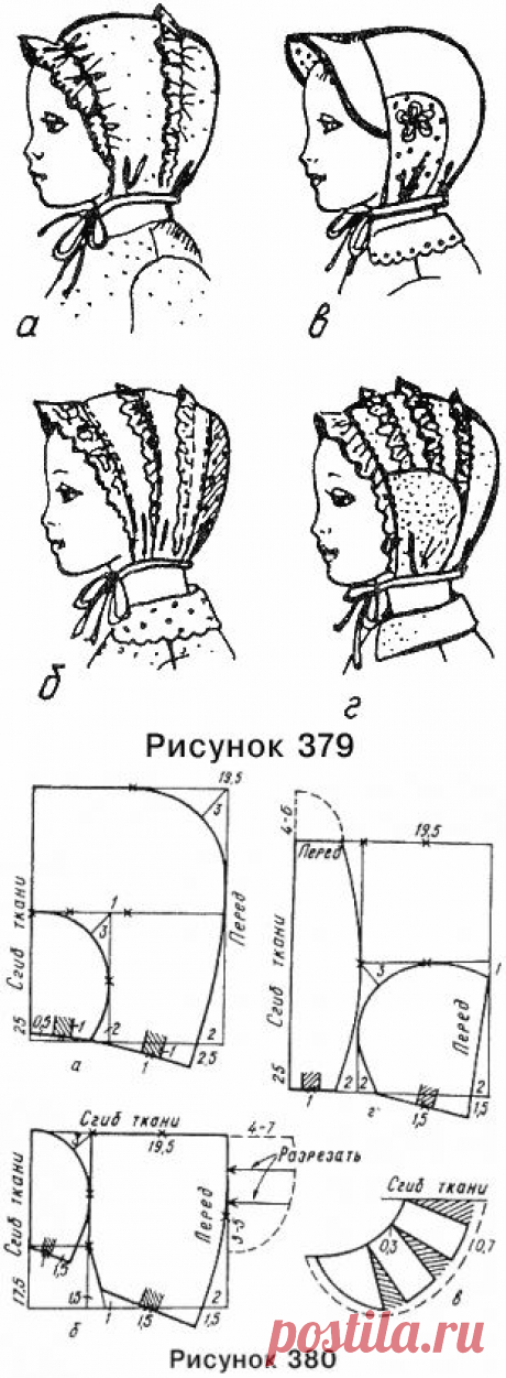 Выкройка шапочки для новорожденного | Здоровье, быт, увлечения, отношения