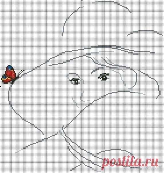 Оригинальные вышитые картины с красотками