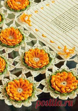 Free crochet doilies patterns. Easy crochet doily | Все о рукоделии: схемы, мастер классы, идеи на сайте labhousehold.com