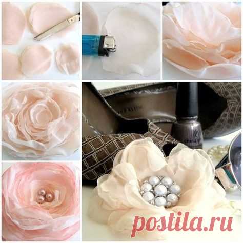 ​Создание тканевых цветов