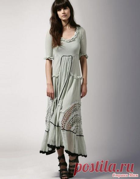 Крючок+ ткань. Идеи для вдохновения. Часть №2 - Все в ажуре... (вязание крючком) - Страна Мам