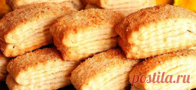Печенье вкуснее, чем торт Наполеон: даже крем не нужен. Самый простой рецепт — Пошаговые рецепты
