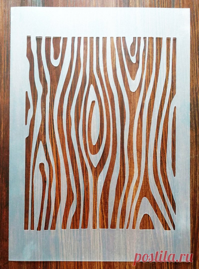Tree Wood Grain Stencil Mask Reusable PP Sheet for Arts & | Etsy