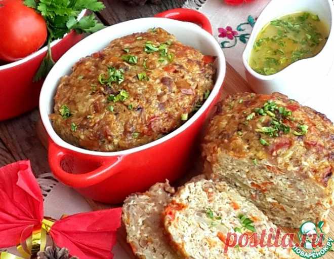 Мясной хлеб с пшеном и паприкой – кулинарный рецепт