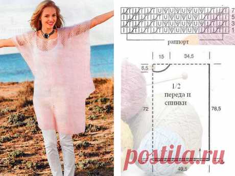 Пончо спицами схемы и описание — как связать пончо?