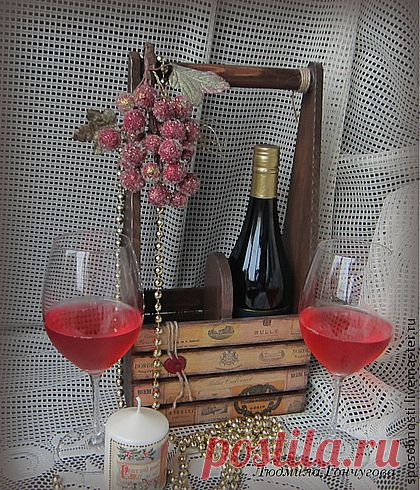 Короб для вина Этикетки - винный короб,короб для хранения,вино,подарок на любой случай