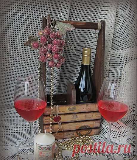 Короб для вина Этикетки - винный короб,короб для хранения,вино,подарок на любой случай