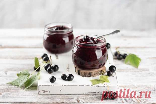 Желе из черной смородины с агар-агаром — Домашние заботы