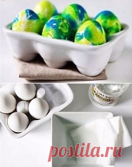 окраска яиц