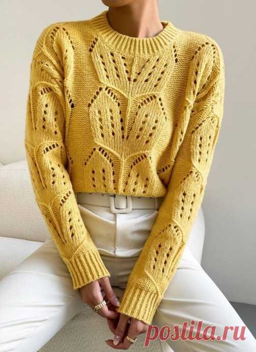 Красивый узор для джемпера