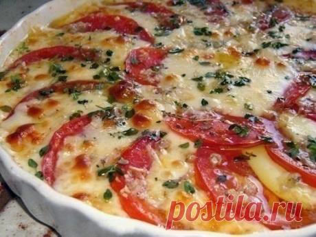 Великолепная закуска "Помидоры с сыром"