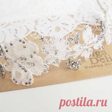 Оочень интересный веночек получился для невесты Ксении))) #olgadelice Не терпится увидеть его в образе)))