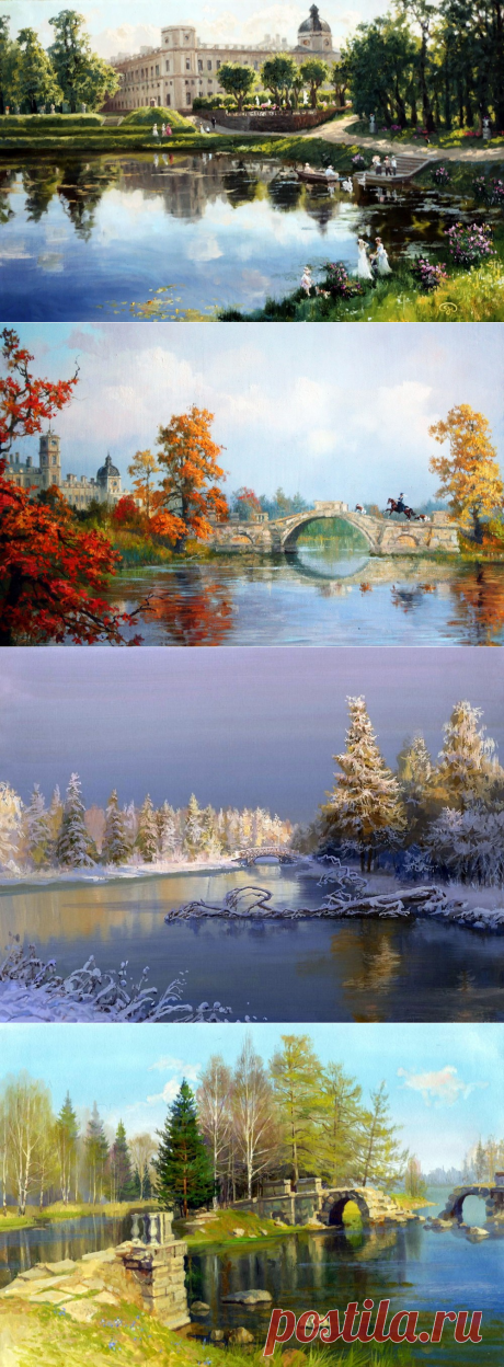 Художник Жданов Владимир. Гатчина и Новгородчина.