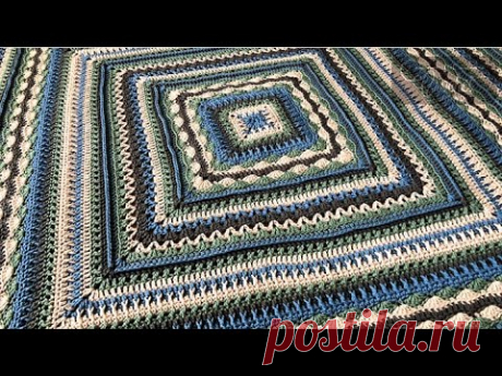 Crochet Healing Stitches Afghan Rnds 11-23 | EASY | The Crochet Crowd