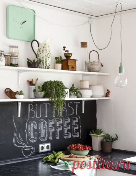 Грифельная доска в интерьере: идеи — DIYIdeas