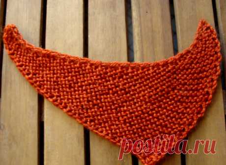 6 способов связать скандинавский платок спицами. — Связанные вещи