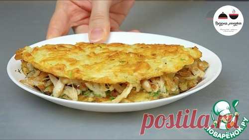 Драники с курицей 