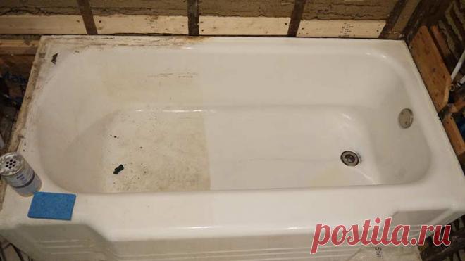 5 простых советов для чистки чугунной ванны от загрязнений