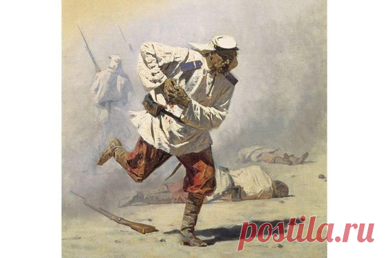 В. В. Верещагин. Смертельно раненый, 1873