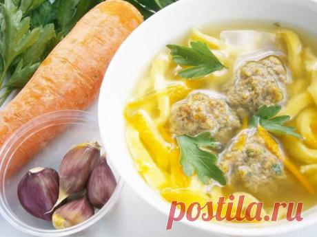 Как приготовить ароматный суп с тефтелями из куриной печени