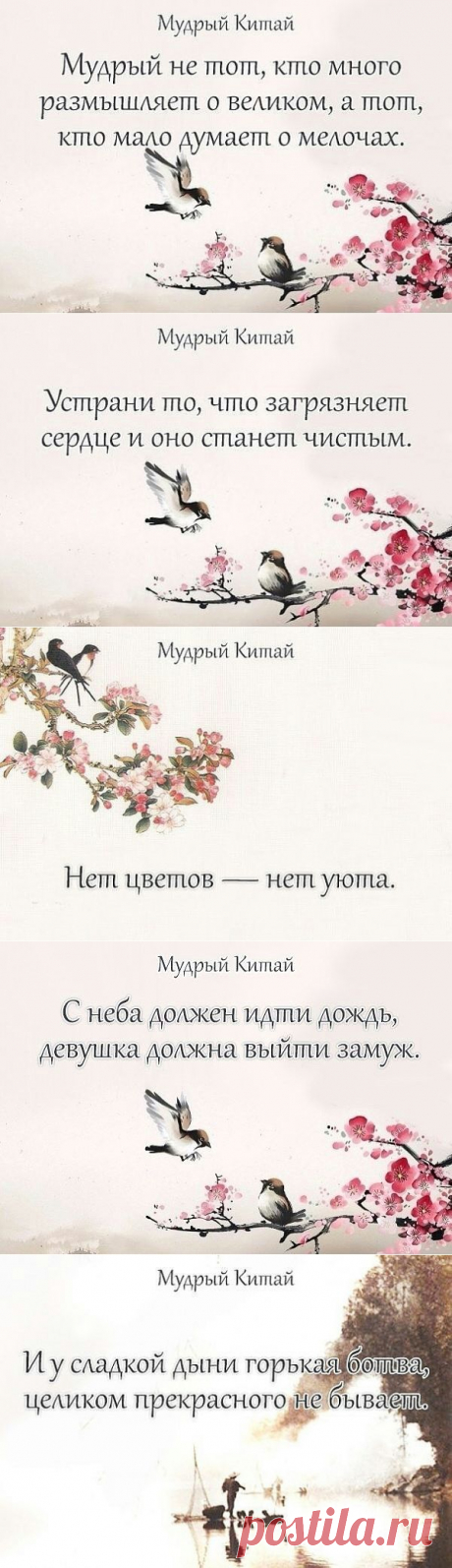 Китайская мудрость.
