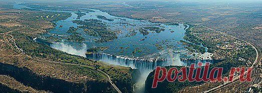 Водопад Виктория.Прсмотр в 3-D.