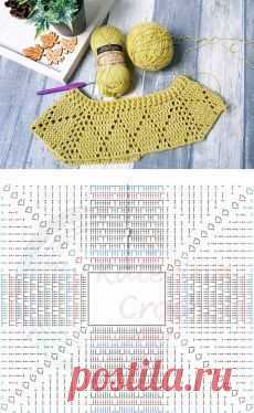 Crochet flower stitch one colour - Salvabrani