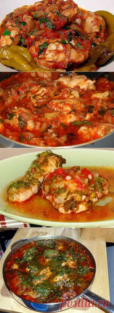 Чахохбили из кур, Овощные блюда, Птица и Рецепты