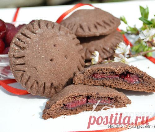 Шоколадное печенье с вишней - пошаговый рецепт с фото на Готовим дома