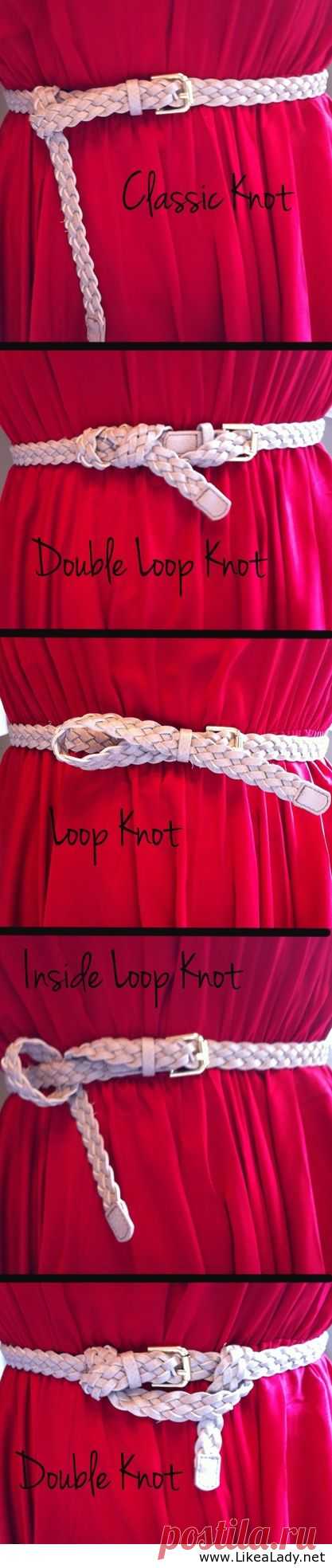 Mini belt knots