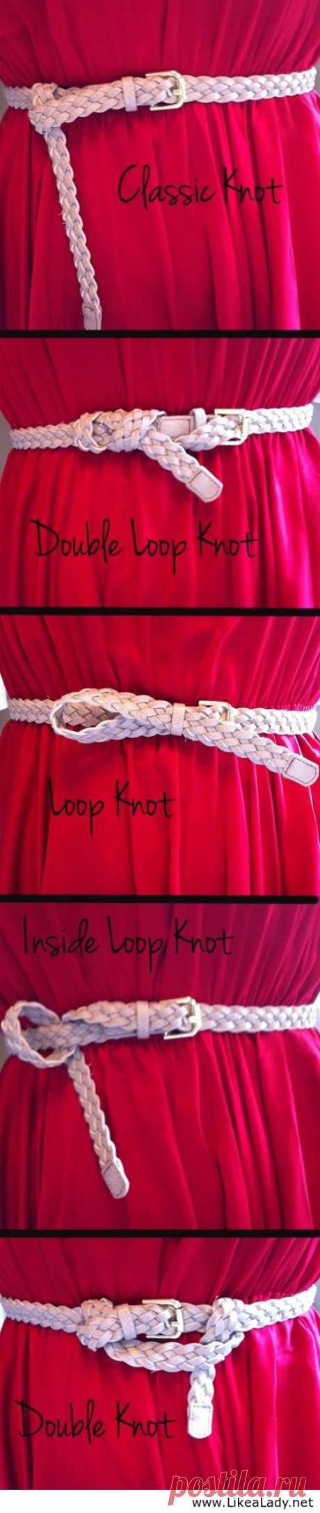 Mini belt knots