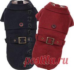 Тренч для собак "Босс" | 211 PA-OW - ШУБКИ, ПАЛЬТО ДЛЯ СОБАК, ПЛАЩИ, ПОПОНКИ - ОДЕЖДА ДЛЯ СОБАК - Crystaldog