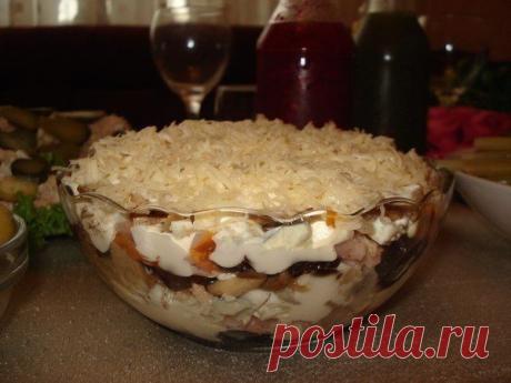 Салат с курице / Изысканные кулинарные рецепты