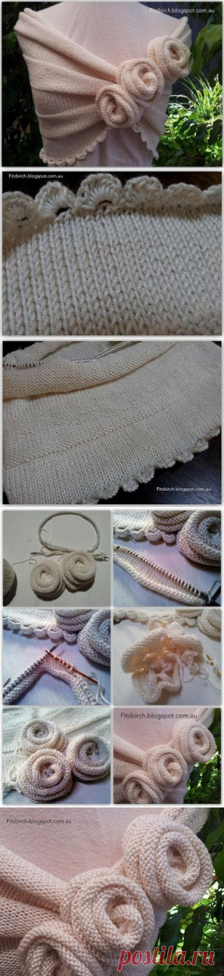 FitzBirch Crafts: Summer Rose Capelet