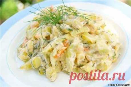 Кабачки в сметане - Холодные закуски - Закуски - Лучшие рецепты - Кулинарный рай