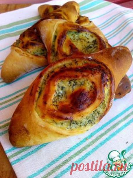 Булочки-лодочки с омлетом - кулинарный рецепт