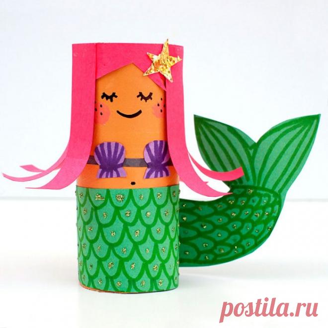 Поделки из втулок