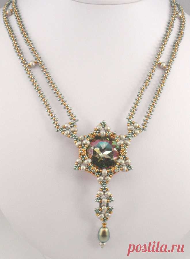 Instructions for SuperNova Necklace Beading от njdesigns1 на Etsy