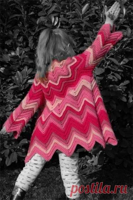 Henrietta's Retro Carriage Coat Crochet Pattern PDF file