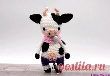 Вязаная копилка. Коровы/быки крючком 2021