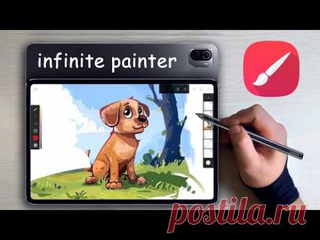 Как рисовать в Infinite Painter для начинающих.